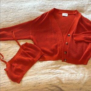 Callahan cardigan set